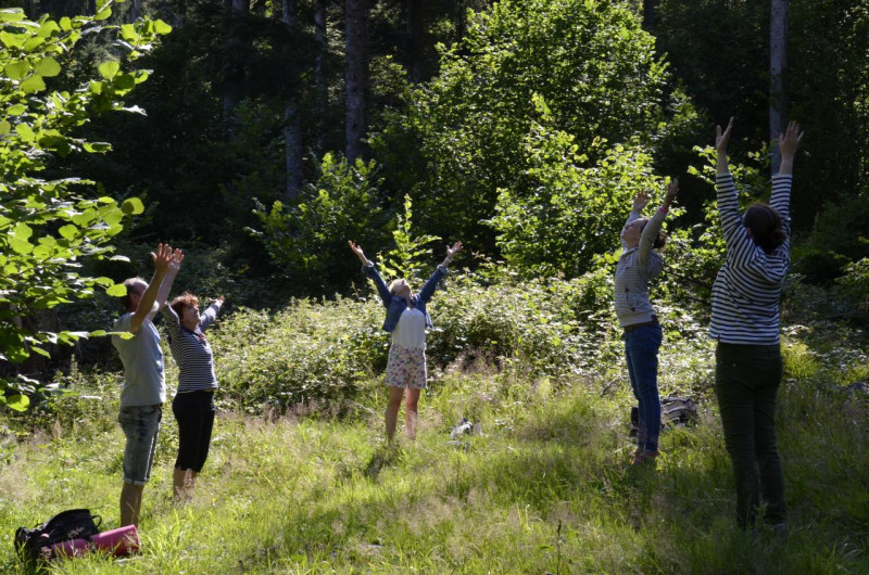 Lâcher prise et détente profonde avec le bain de forêt - © Carole Michel - Sophrologue Lâcher prise et détente profonde avec le bain de forêt